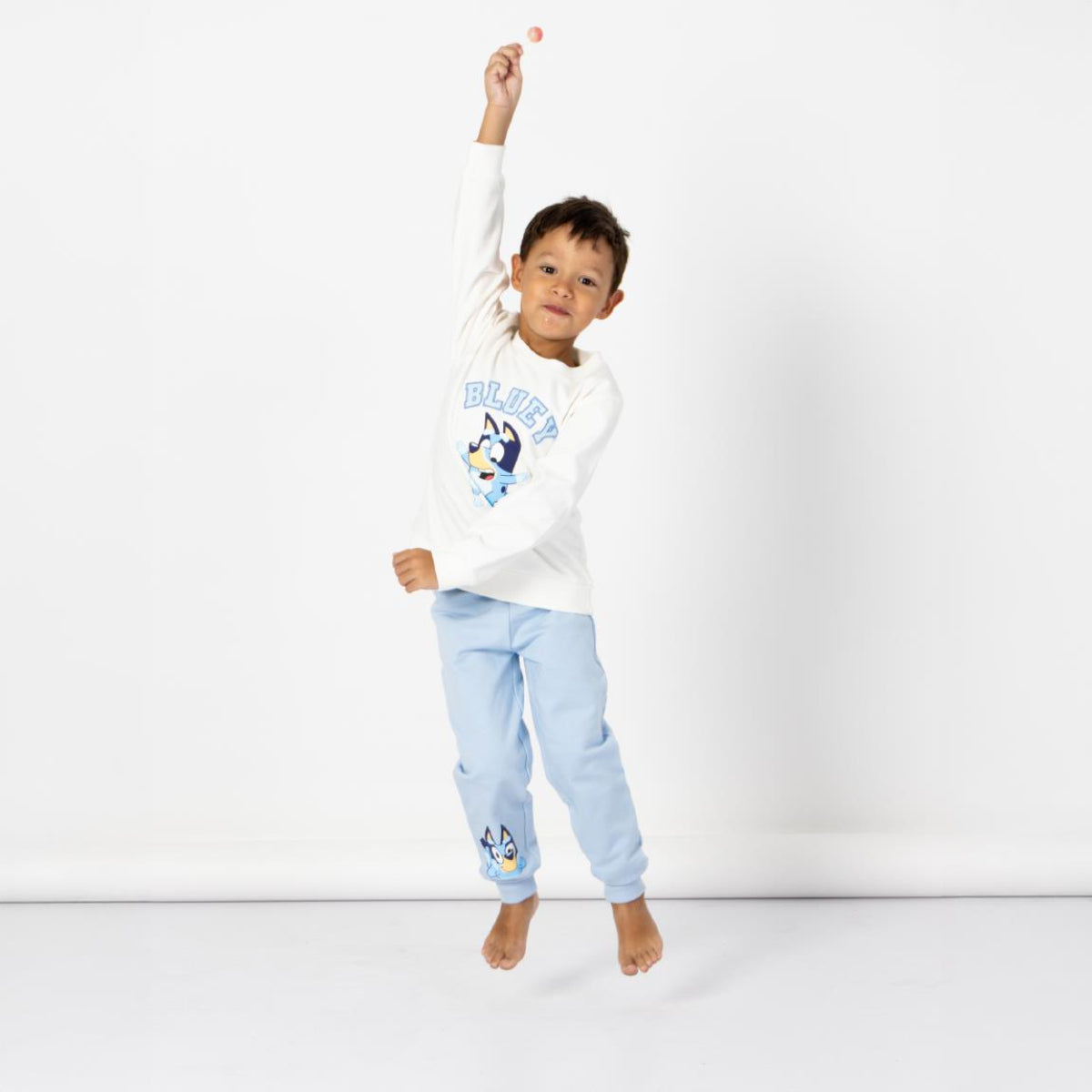 Bluey Sportanzug Kinder Set Sweatshirt und Hose 100 % Baumwolle