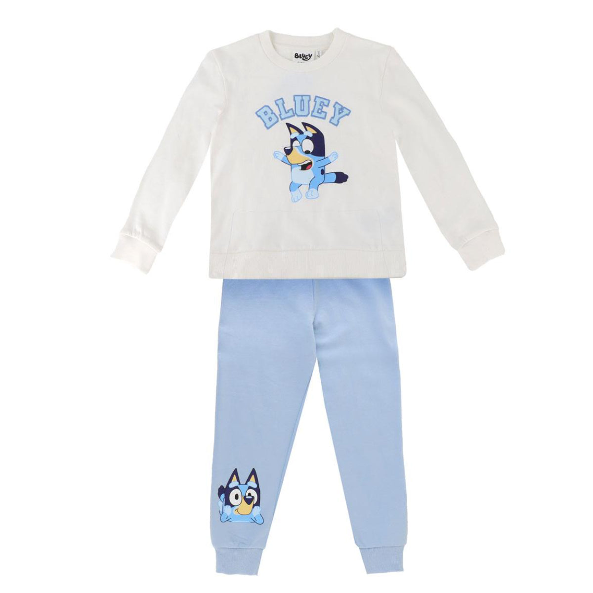 Bluey Sportanzug Kinder Set Sweatshirt und Hose 100 % Baumwolle