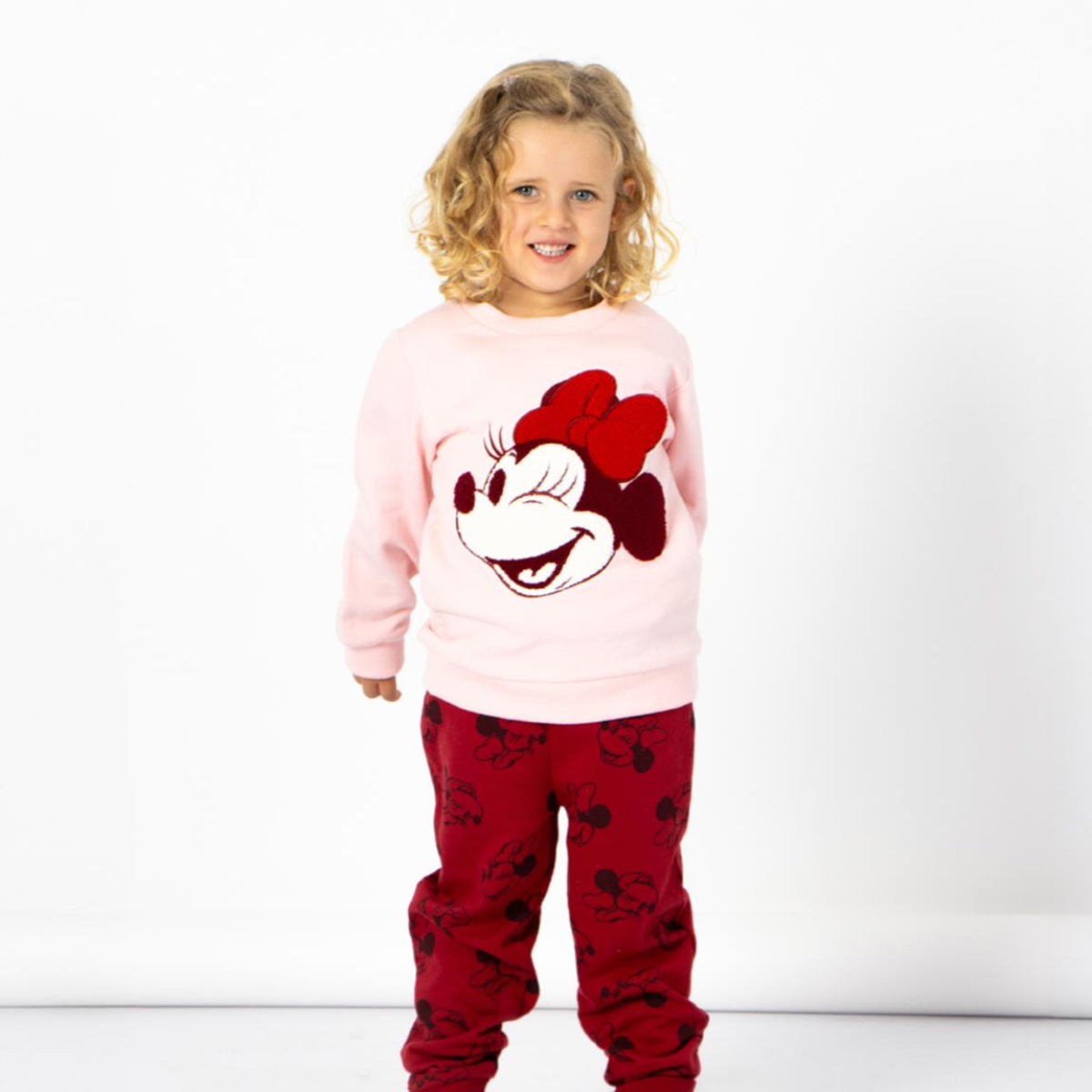 Disney Minnie Mouse Kinder Trainingsanzug Baumwollmix Zweiteiler Freizeitanzug