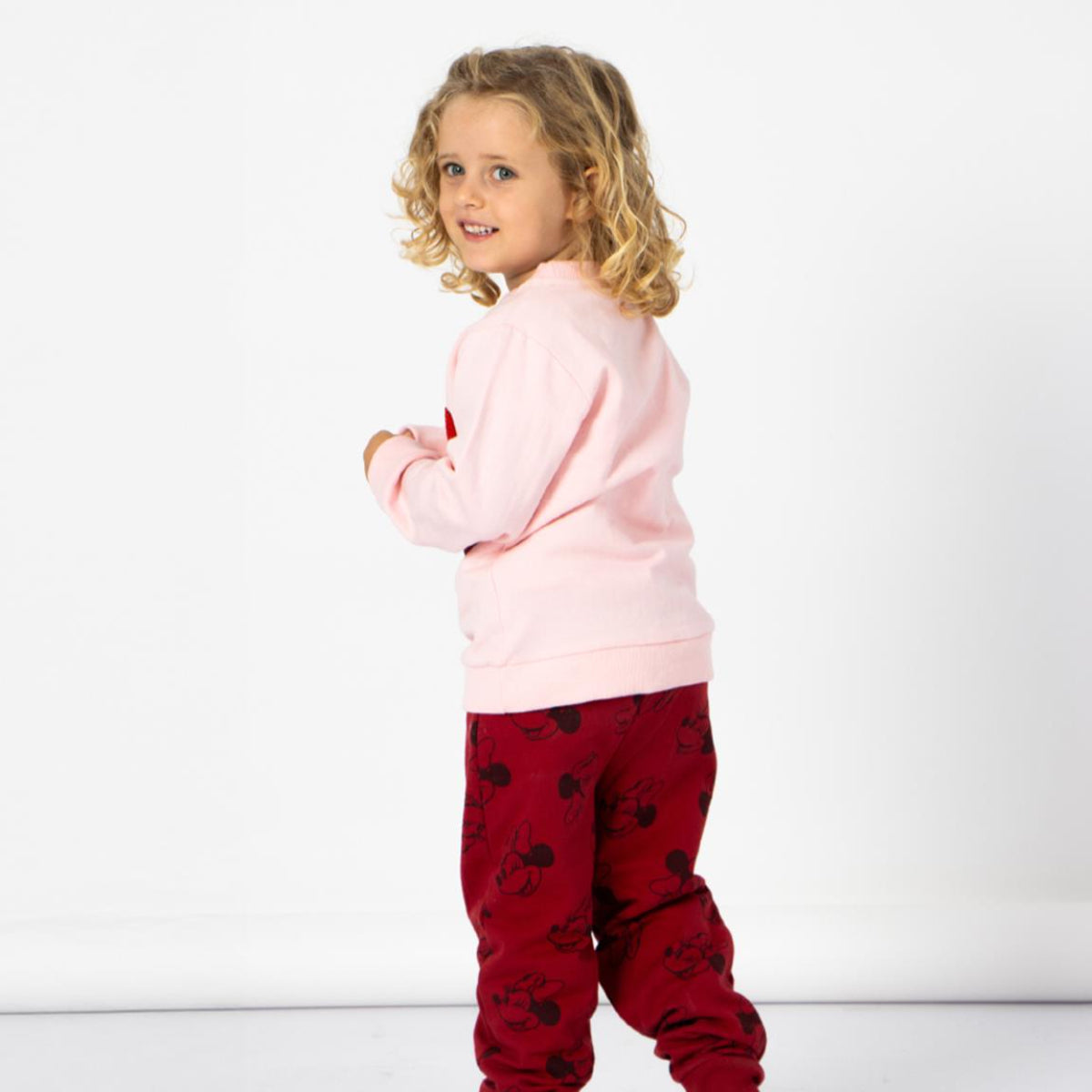 Disney Minnie Mouse Kinder Trainingsanzug Baumwollmix Zweiteiler Freizeitanzug