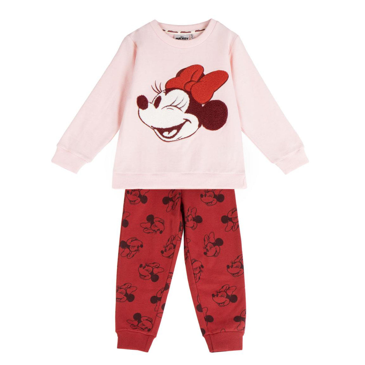 Disney Minnie Mouse Kinder Trainingsanzug Baumwollmix Zweiteiler Freizeitanzug