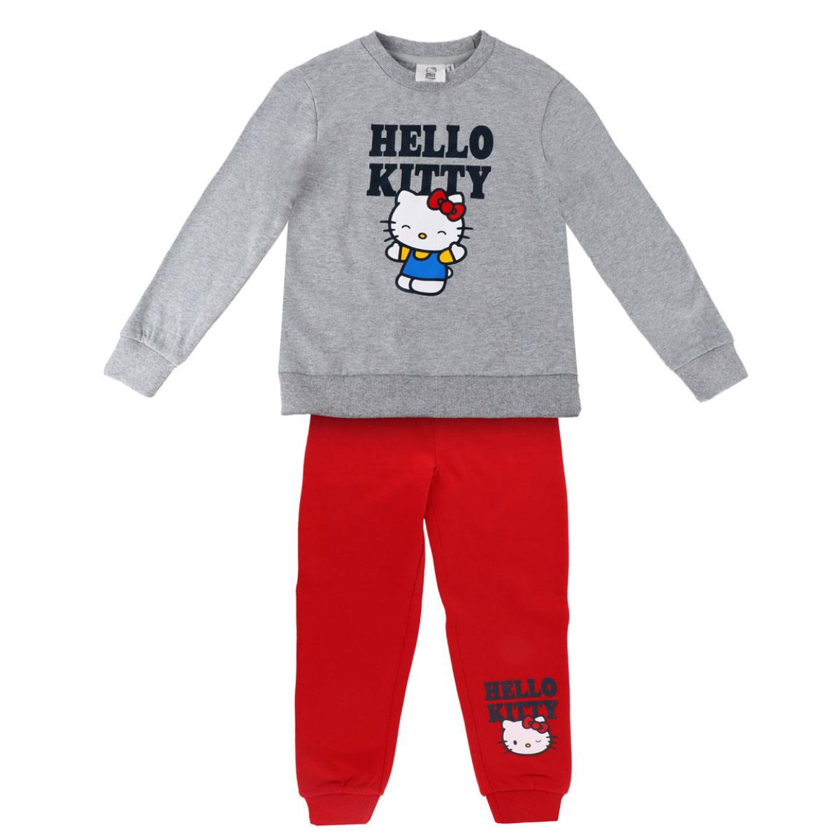 Hello Kitty Kinder Trainingsanzug Baumwollmix Zweiteiler Freizeitanzug Mädchen
