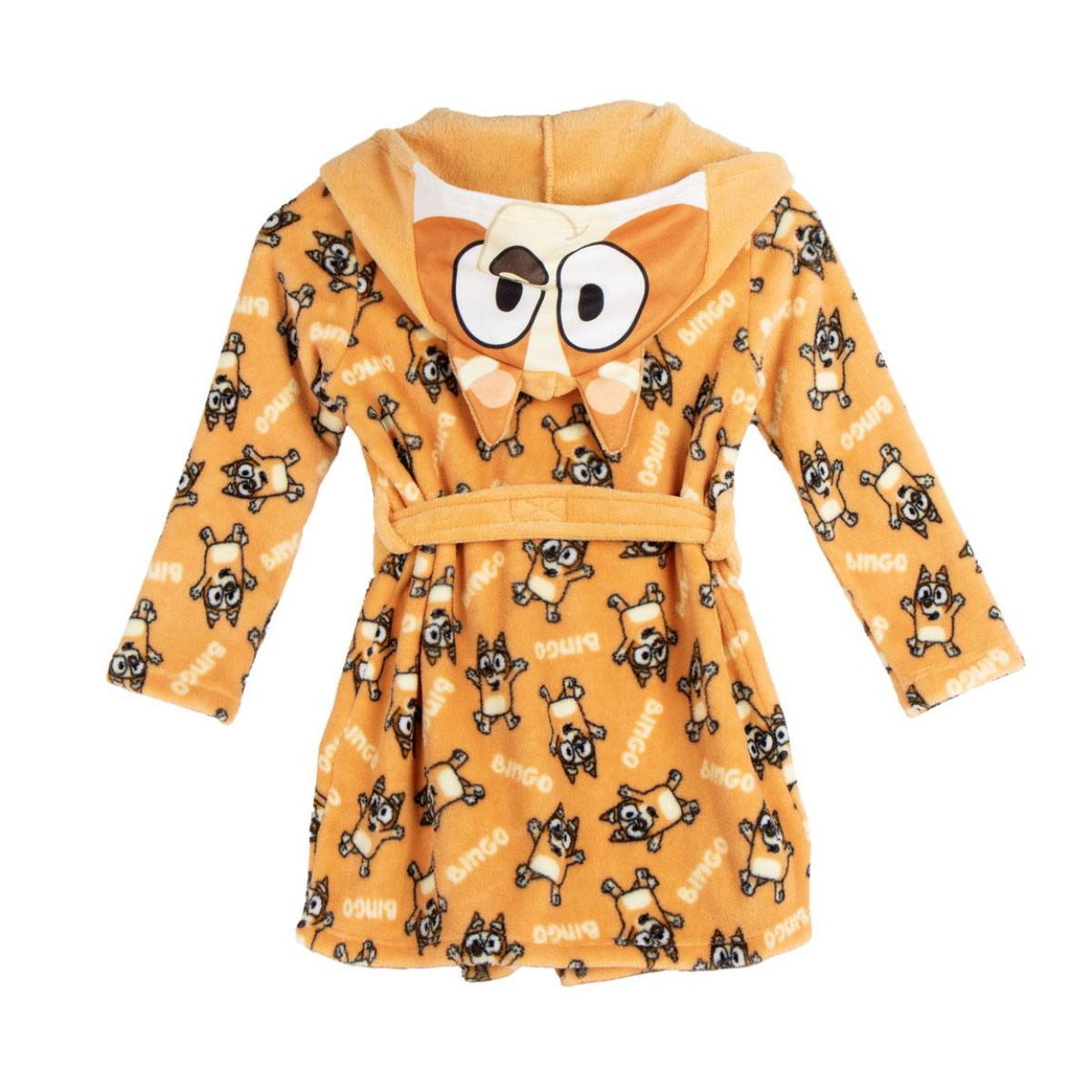 Bluey Kinder Bademantel – Coral Fleece 100 % Polyester, weich und warm