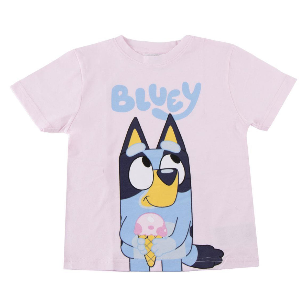 Bluey Kinder Shirt Baumwolle Kurzarm Oberteil Alltag Schule