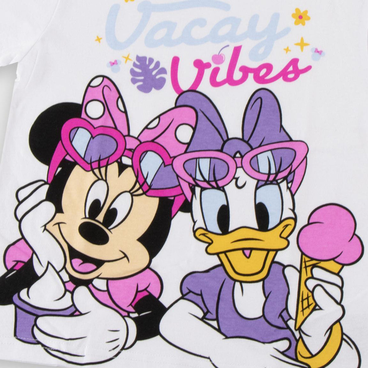 Disney Minnie Kurzarmshirt Kinder Baumwollshirt Freizeit Sommer Kleidung