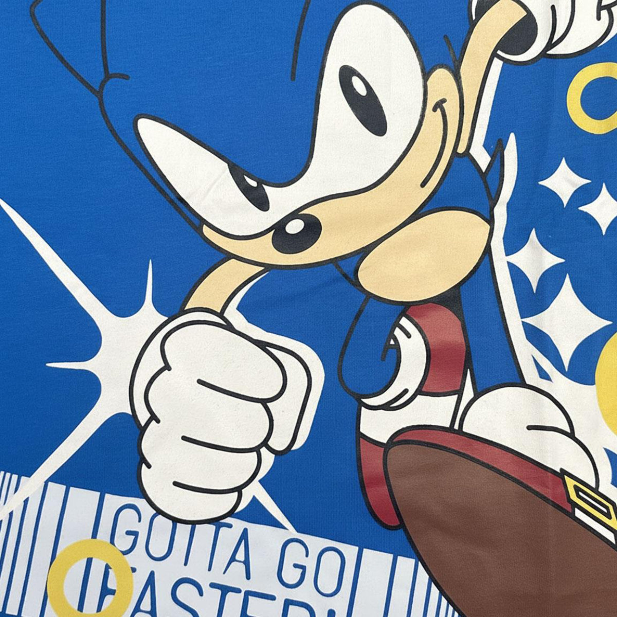 Sonic Kinder Set 2 Teilig French Terry Baumwolle Freizeit Outfit