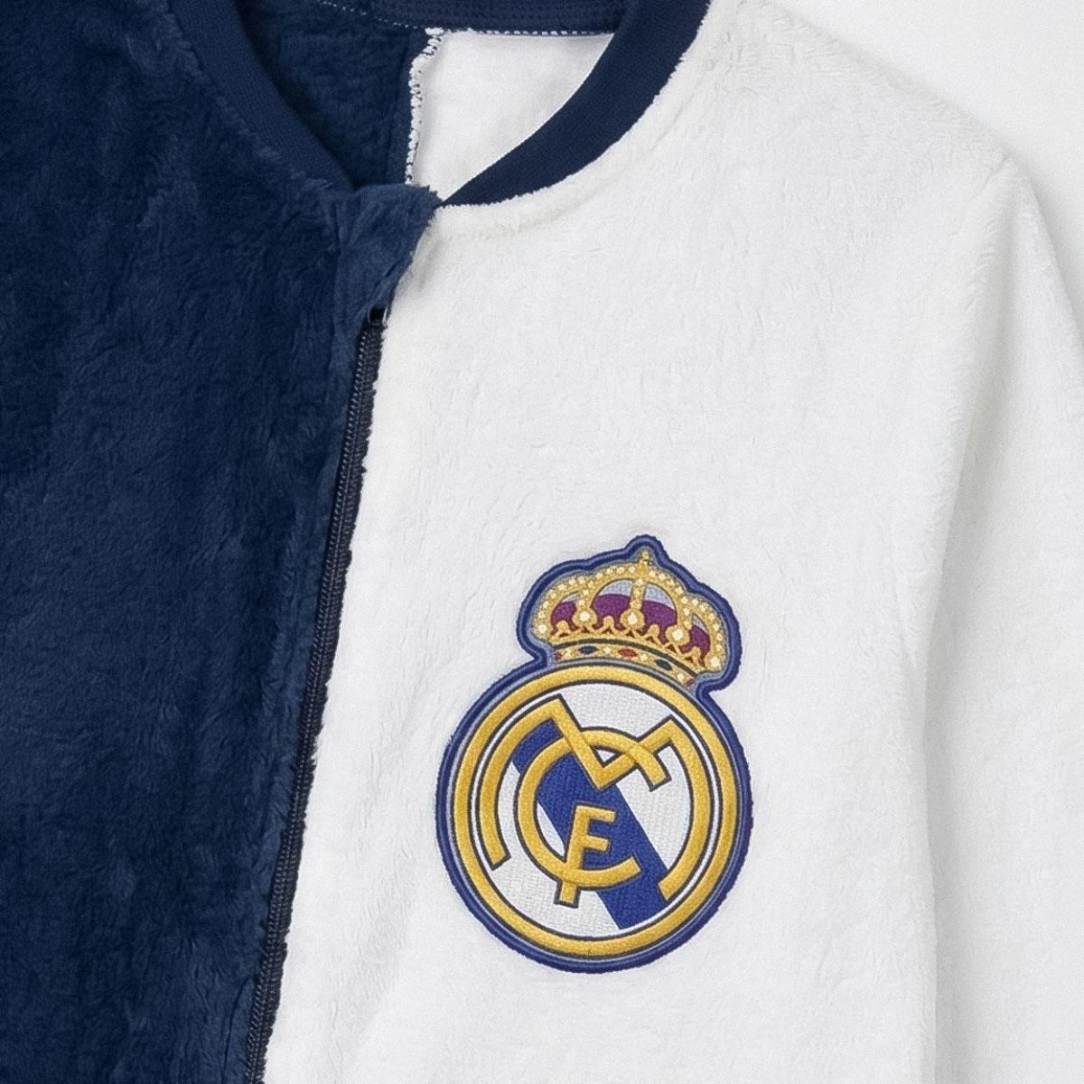 Real Madrid Kinder Pyjama Einteiler für Nacht Zuhause und Freizeit