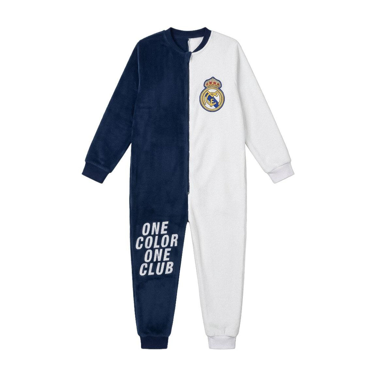 Real Madrid Kinder Pyjama Einteiler für Nacht Zuhause und Freizeit