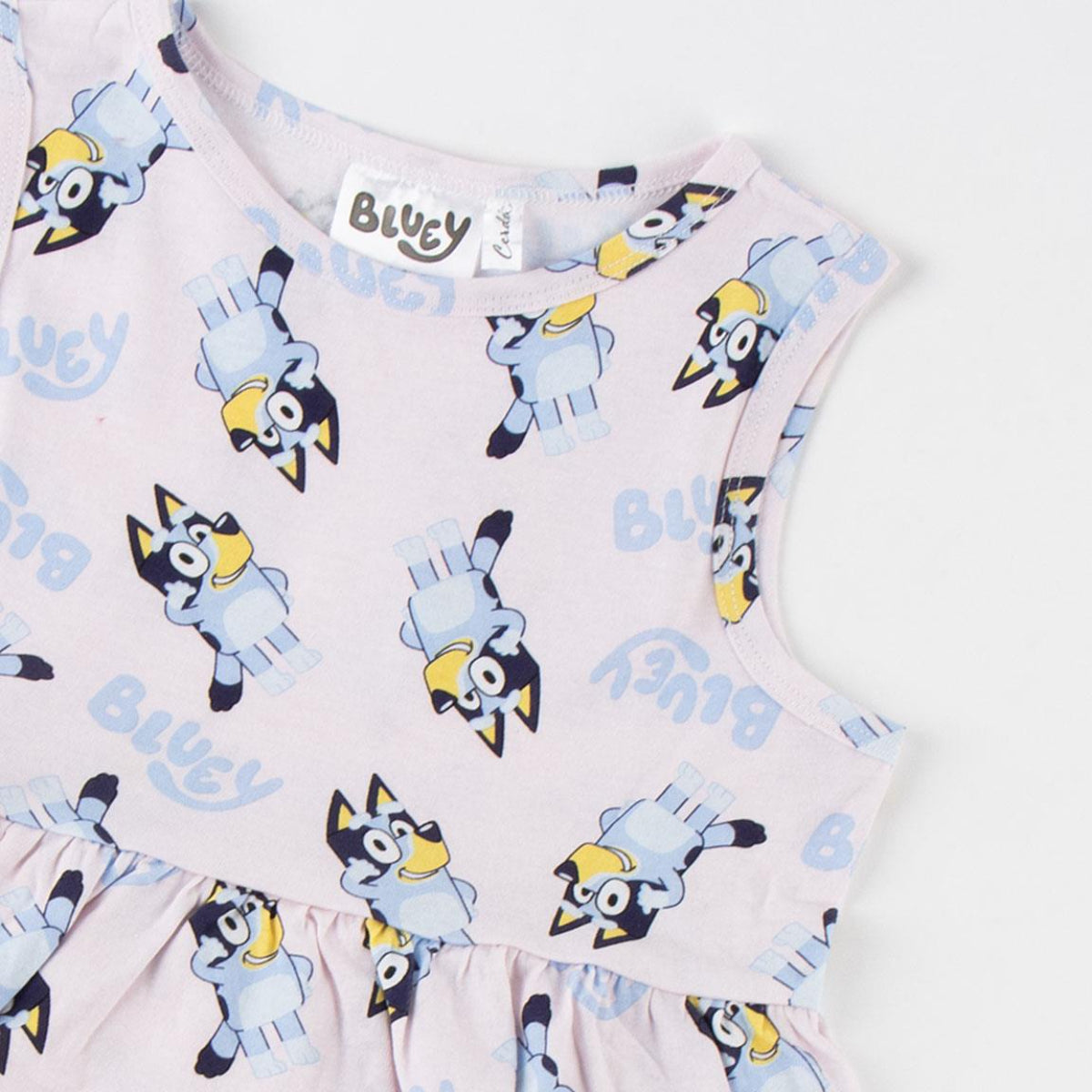 Bluey Kleid Kinder Baumwollkleid Freizeitkleid Sommerkleid Mädchen