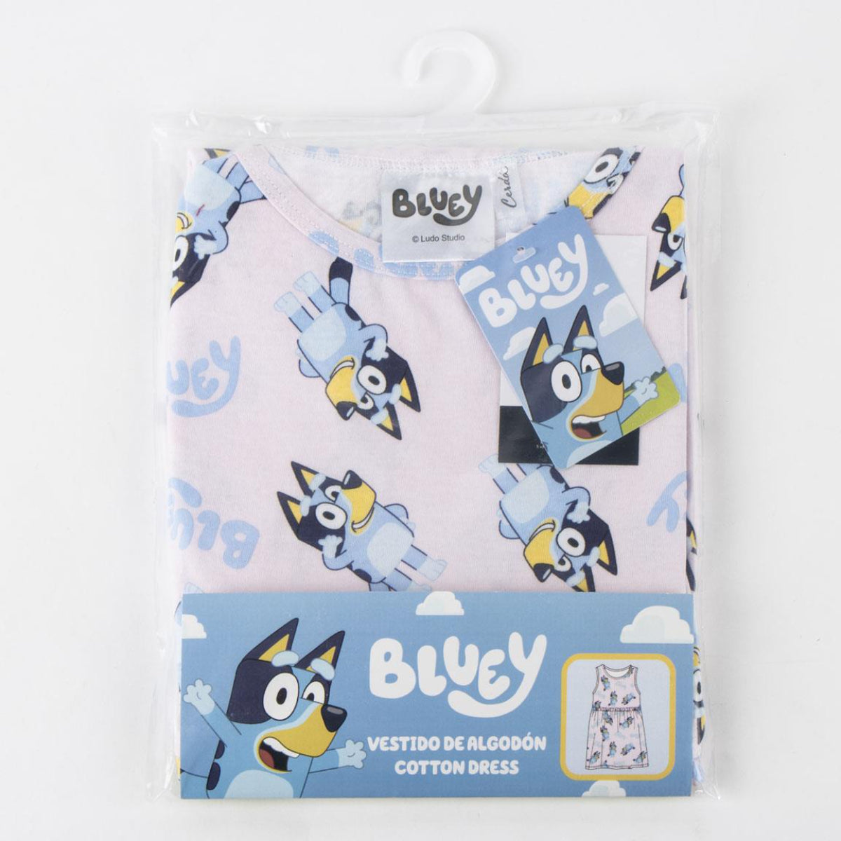 Bluey Kleid Kinder Baumwollkleid Freizeitkleid Sommerkleid Mädchen