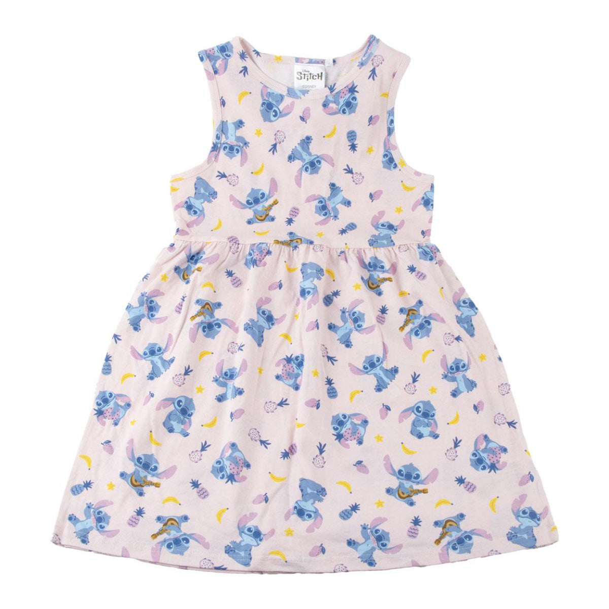 Disney Lilo und Stitch Mädchen Kleid Single Jersey 100% Baumwolle