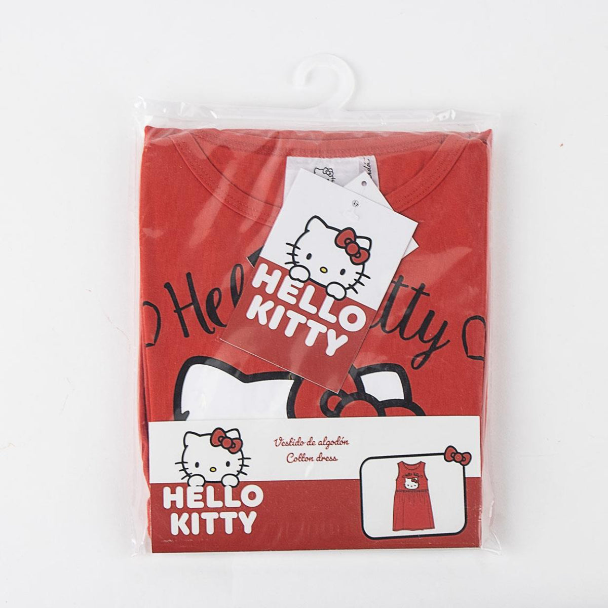 Hello Kitty Kinder Kleid Sommerkleid Freizeit Baumwolle Single Jersey