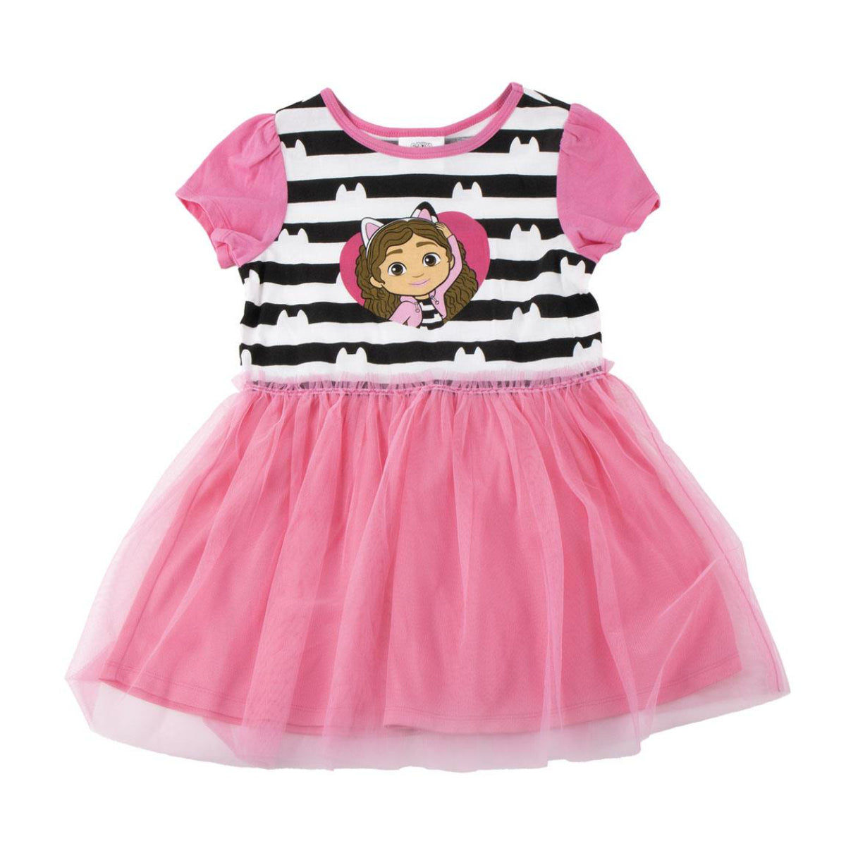 Gabby’s Dollhouse Mädchen Kleid Baumwolle Sommerkleid