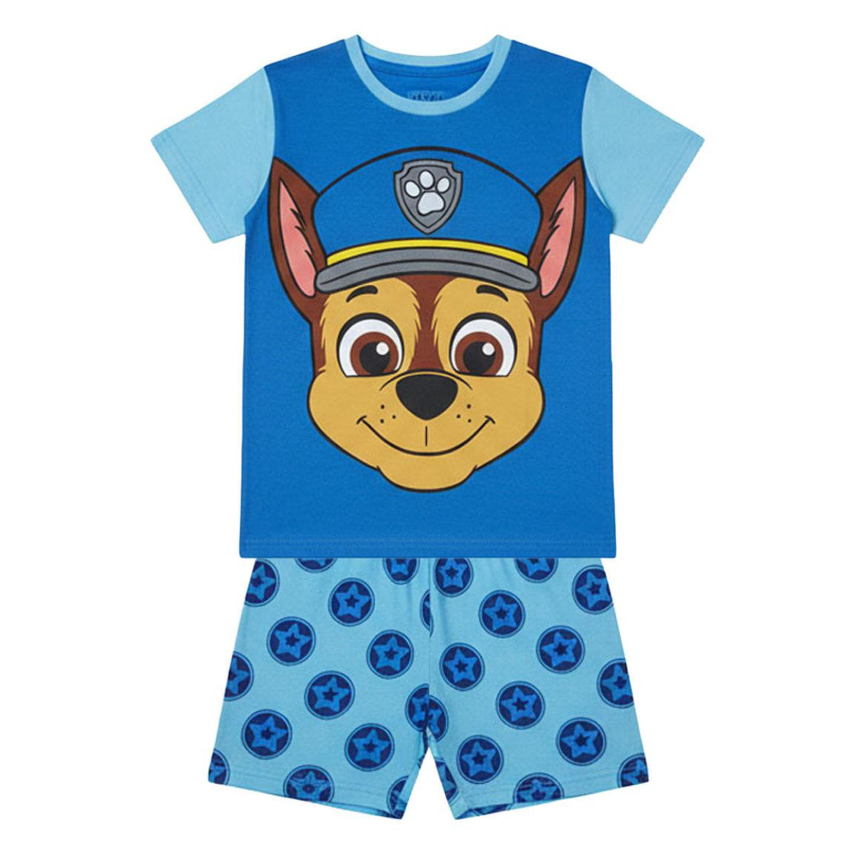 Paw Patrol Kinder Schlafanzug kurz Pyjama Set Sommer 100% Baumwolle