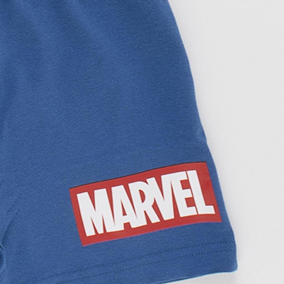Marvel Kinder Pyjama kurz Zweiteiler Shirt Shorts Nachtwäsche Sommer Baumwolle