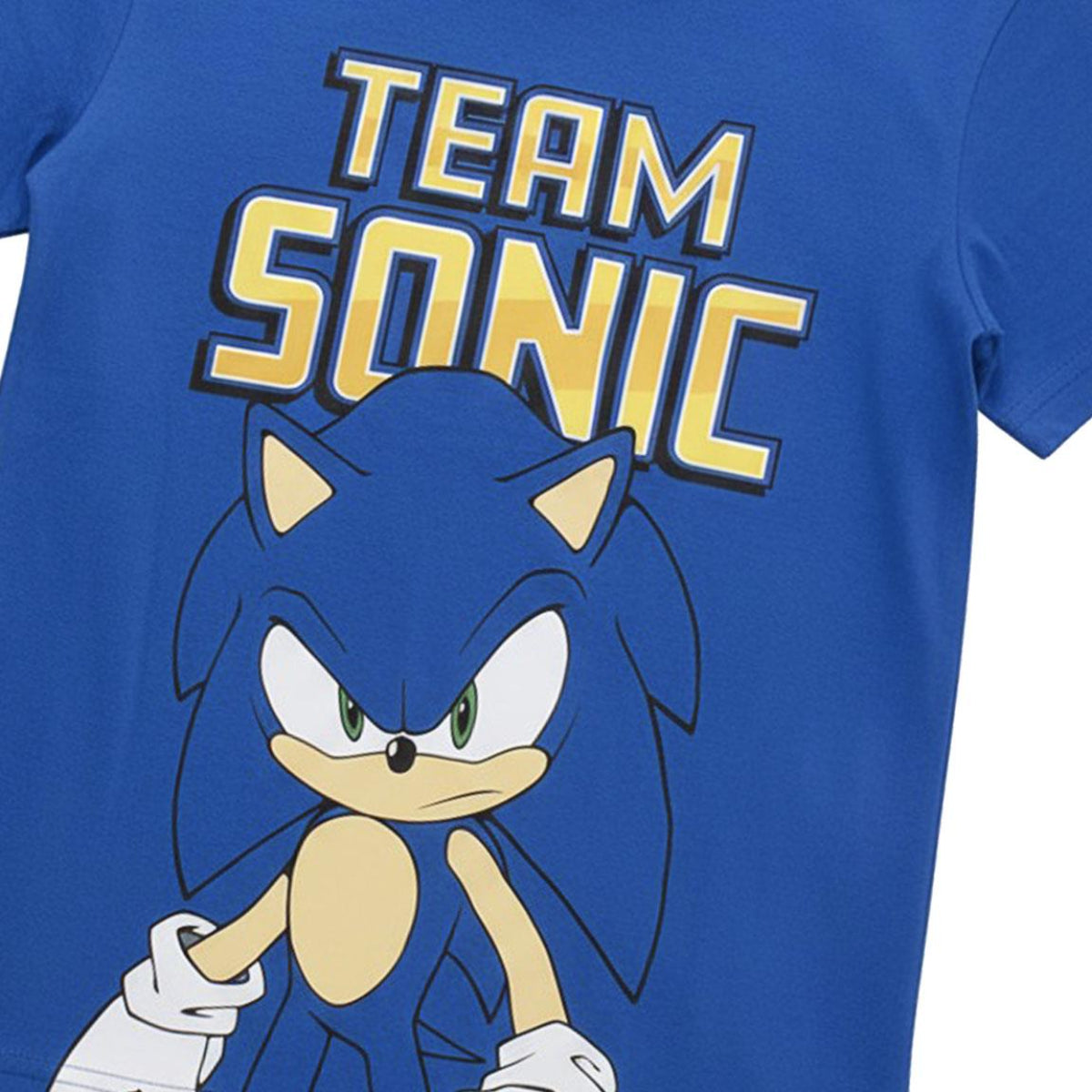 Sonic Short Pyjamas Kinder kurzer Schlafanzug 100% Baumwolle Single Jersey