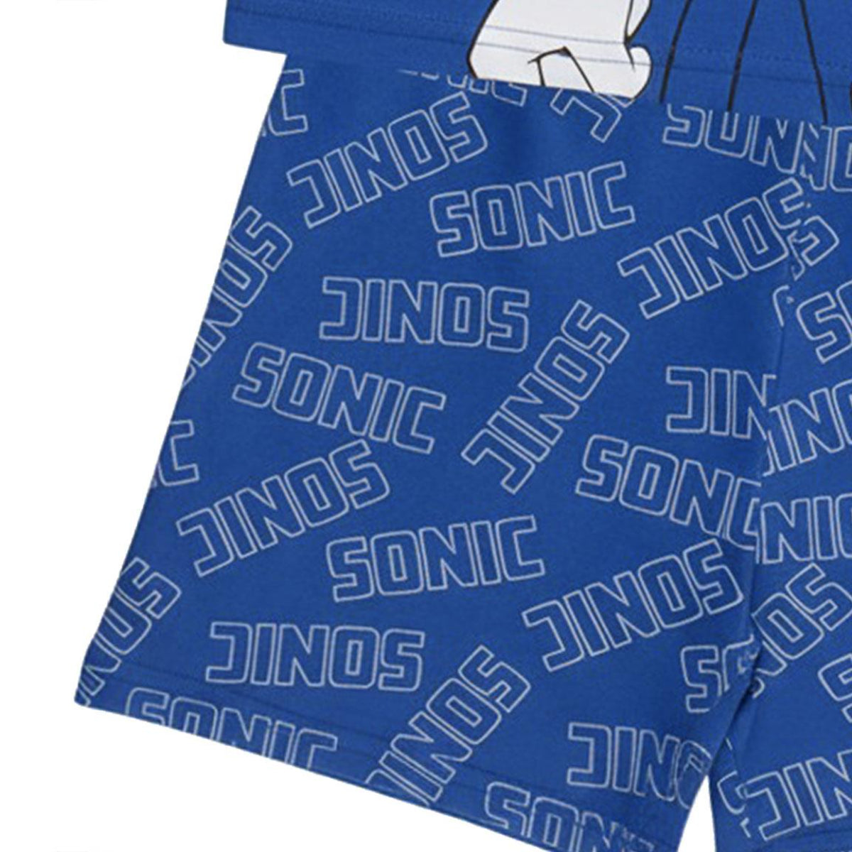 Sonic Short Pyjamas Kinder kurzer Schlafanzug 100% Baumwolle Single Jersey