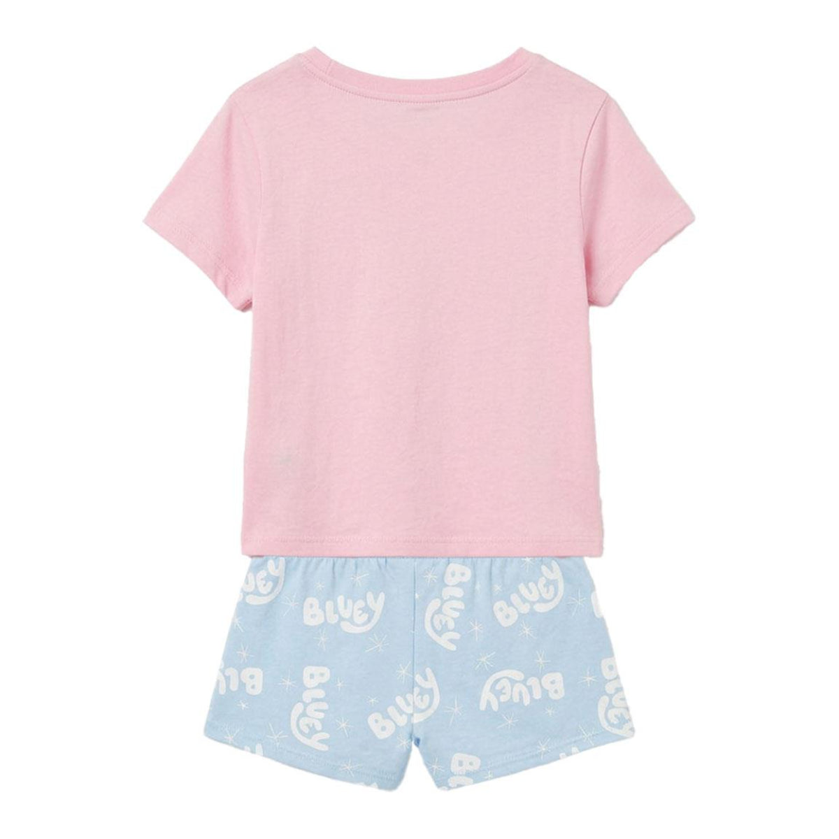 Bluey Kinder Nachtwäsche Kurzarm Pyjama Sommer Schlafset Baumwolle