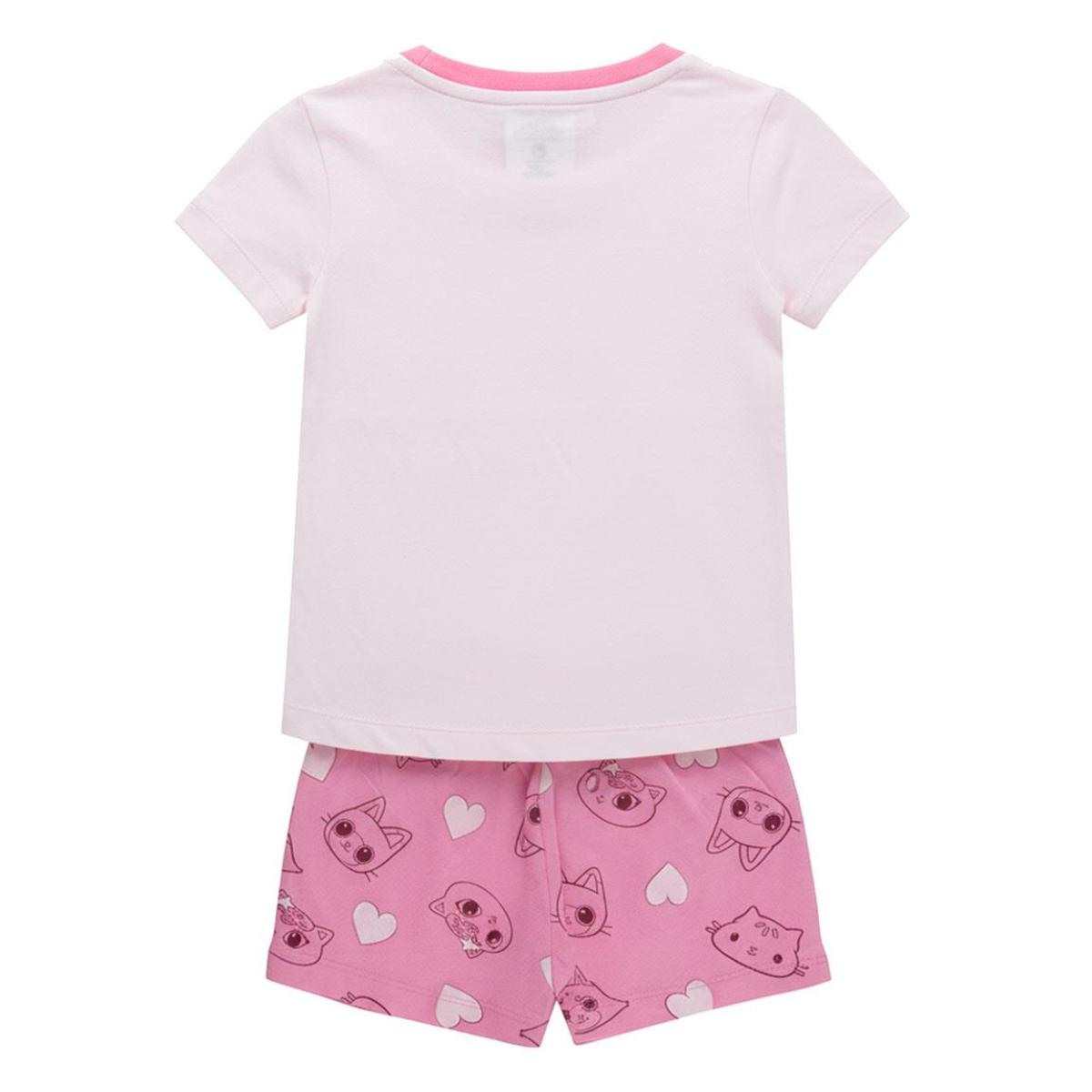 Gabby´s Dollhouse Baumwolle Kinder Schlafanzug kurz Pyjama Set Sommer