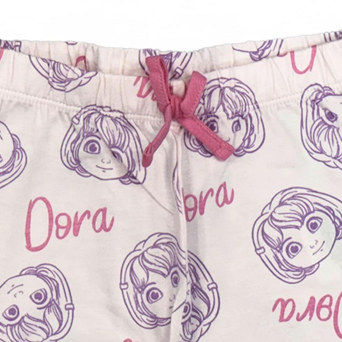 Dora La Exploradora Kinder Pyjama kurz Zweiteiler Shirt Shorts Nachtwäsche