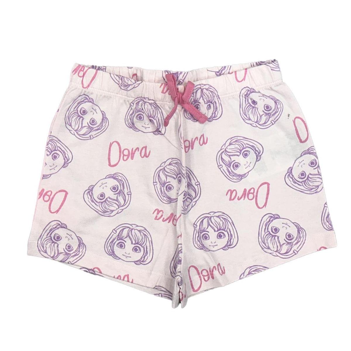 Dora La Exploradora Kinder Pyjama kurz Zweiteiler Shirt Shorts Nachtwäsche