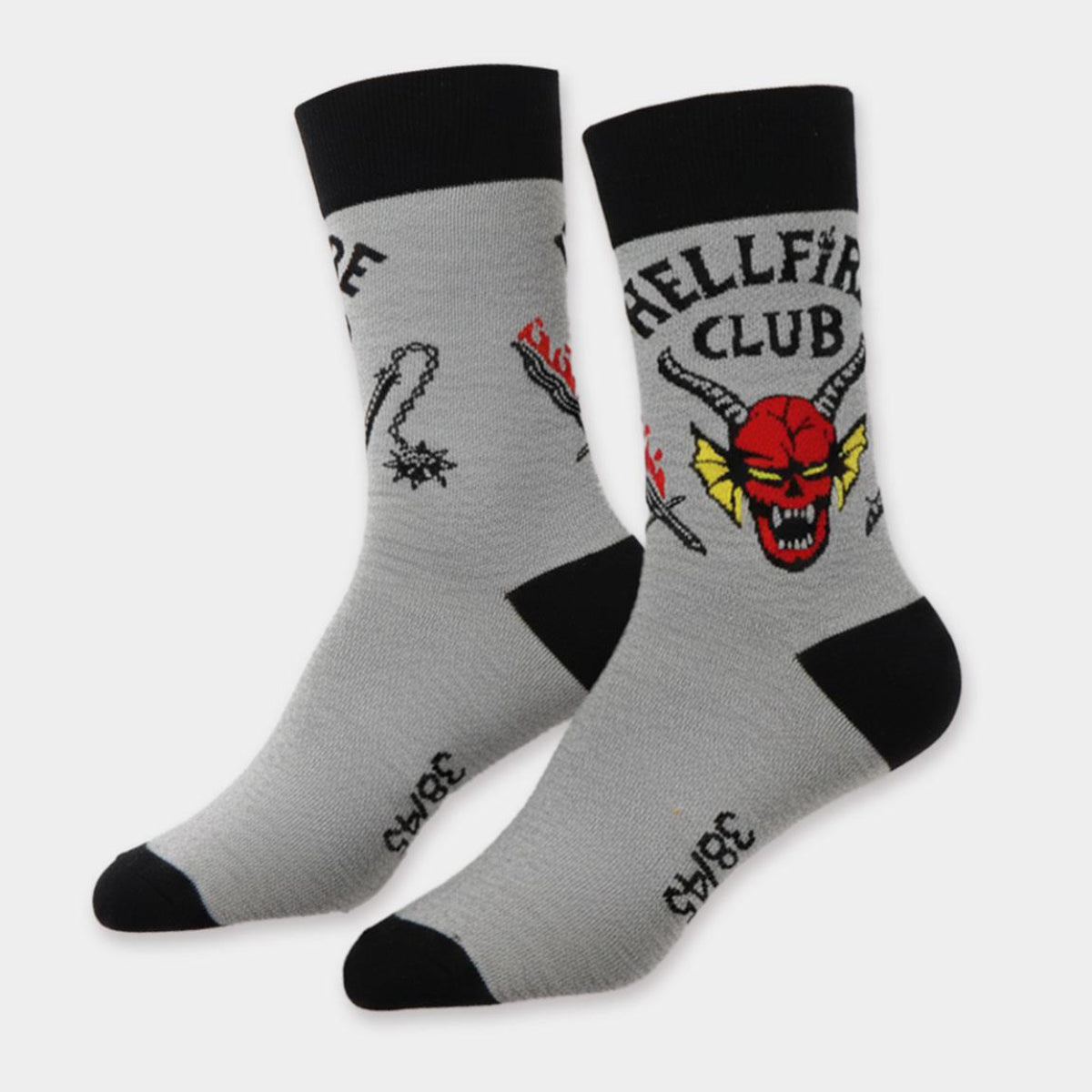 Stranger Things Socken 3er Pack Erwachsene Baumwollmix Fan Socken 38–45
