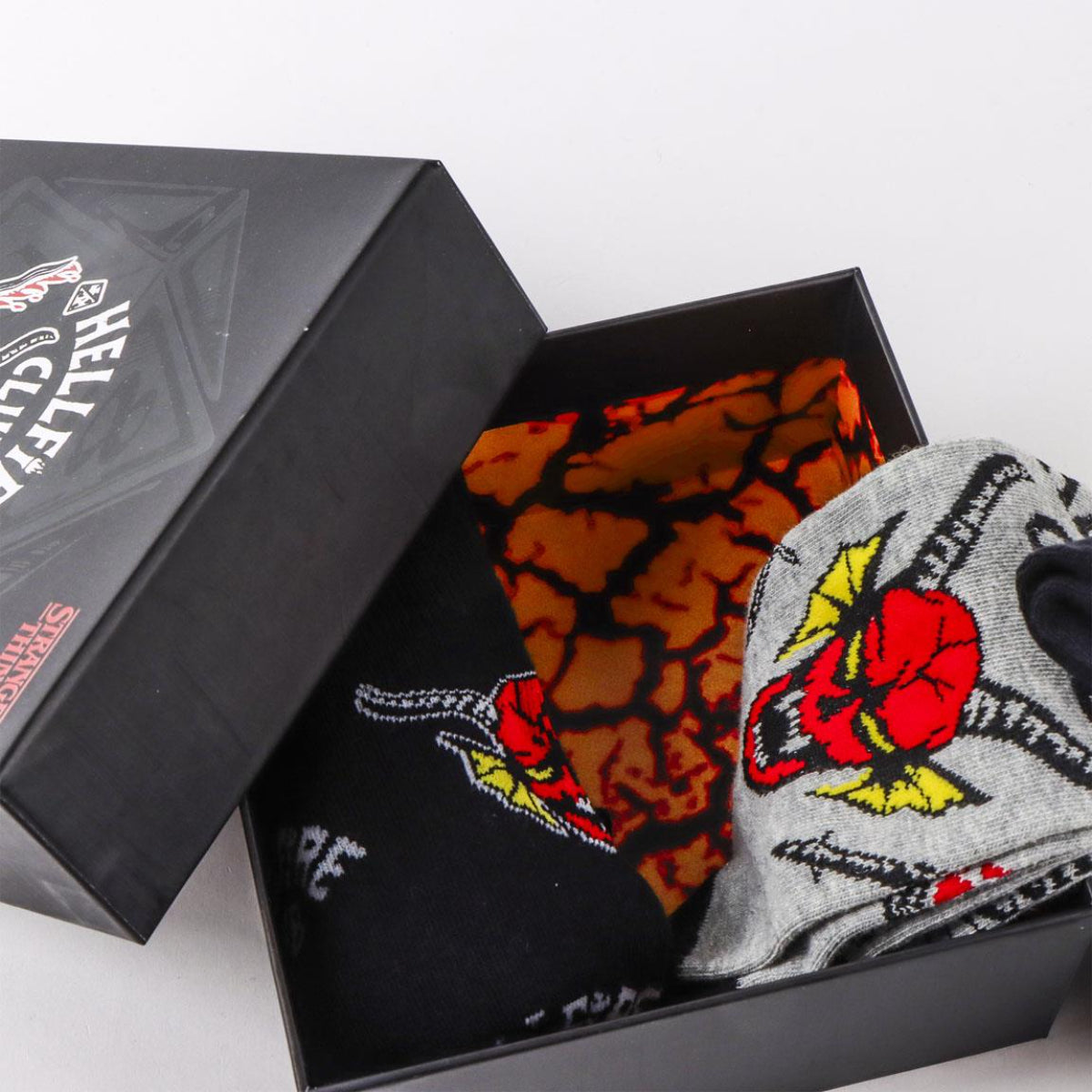 Stranger Things Socken 3er Pack Erwachsene Baumwollmix Fan Socken 38–45