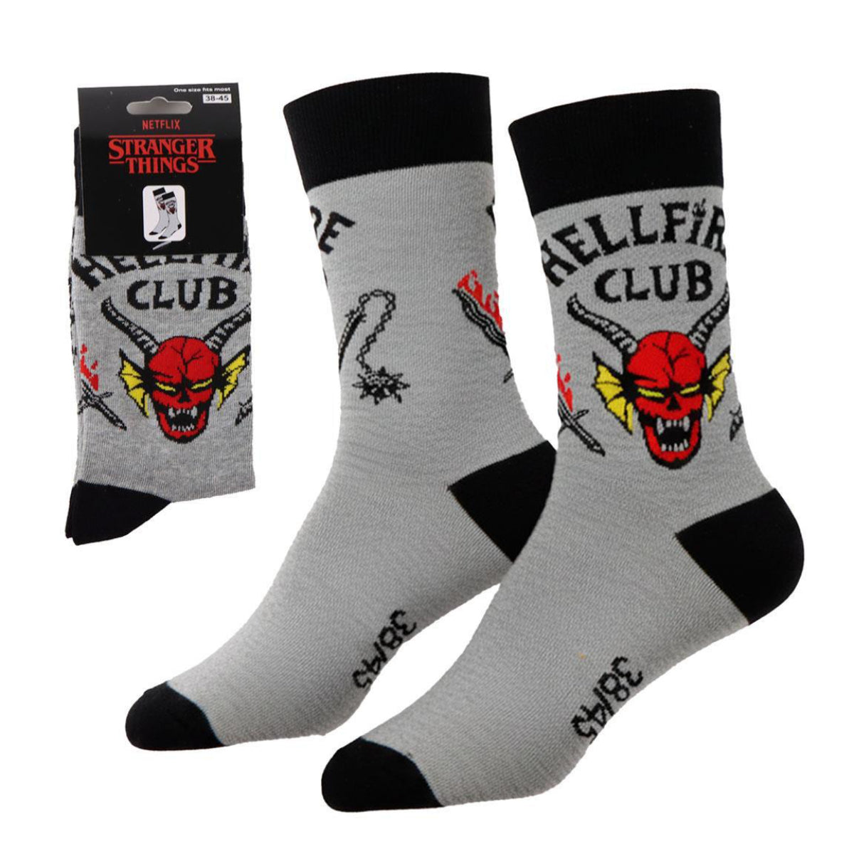 Stranger Things Unisex Socken 38–45 bequeme Fan Strümpfe für Alltag Freizeit und Zuhause