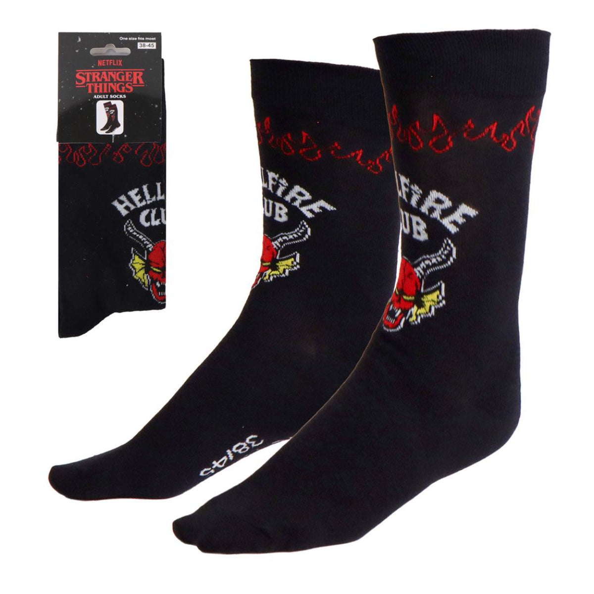 Stranger Things Socken Erwachsene Baumwollsocken Komfort (Einheitsgröße) 38-45 Fan Geschenk