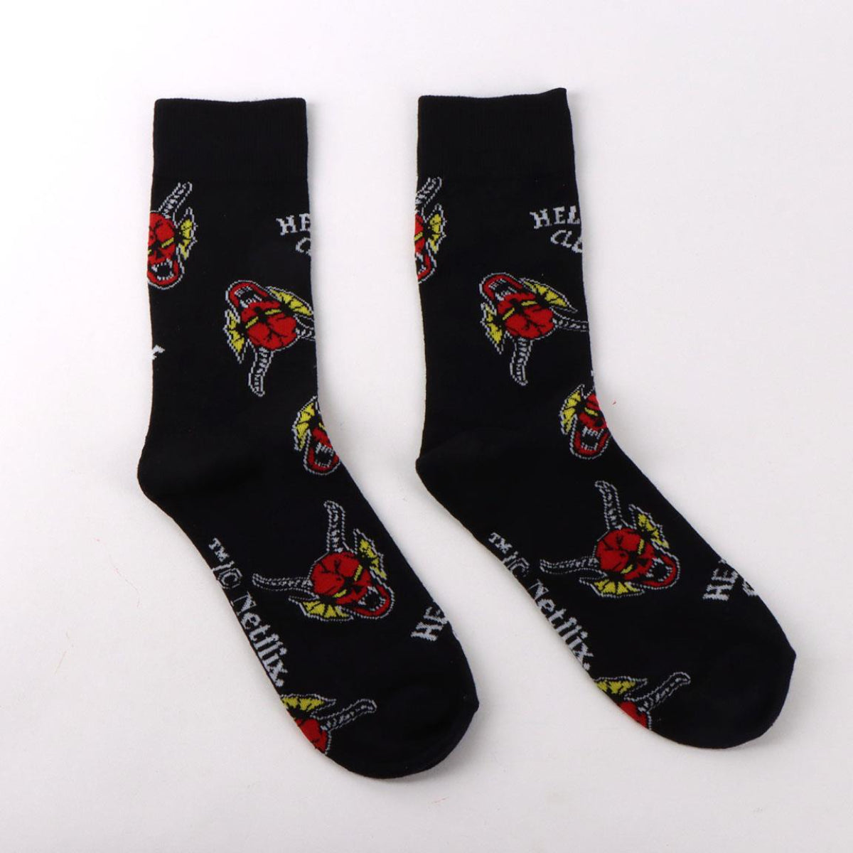 Stranger Things Socken Erwachsene Baumwollsocken Komfort (Einheitsgröße) 38-45 Fan Geschenk