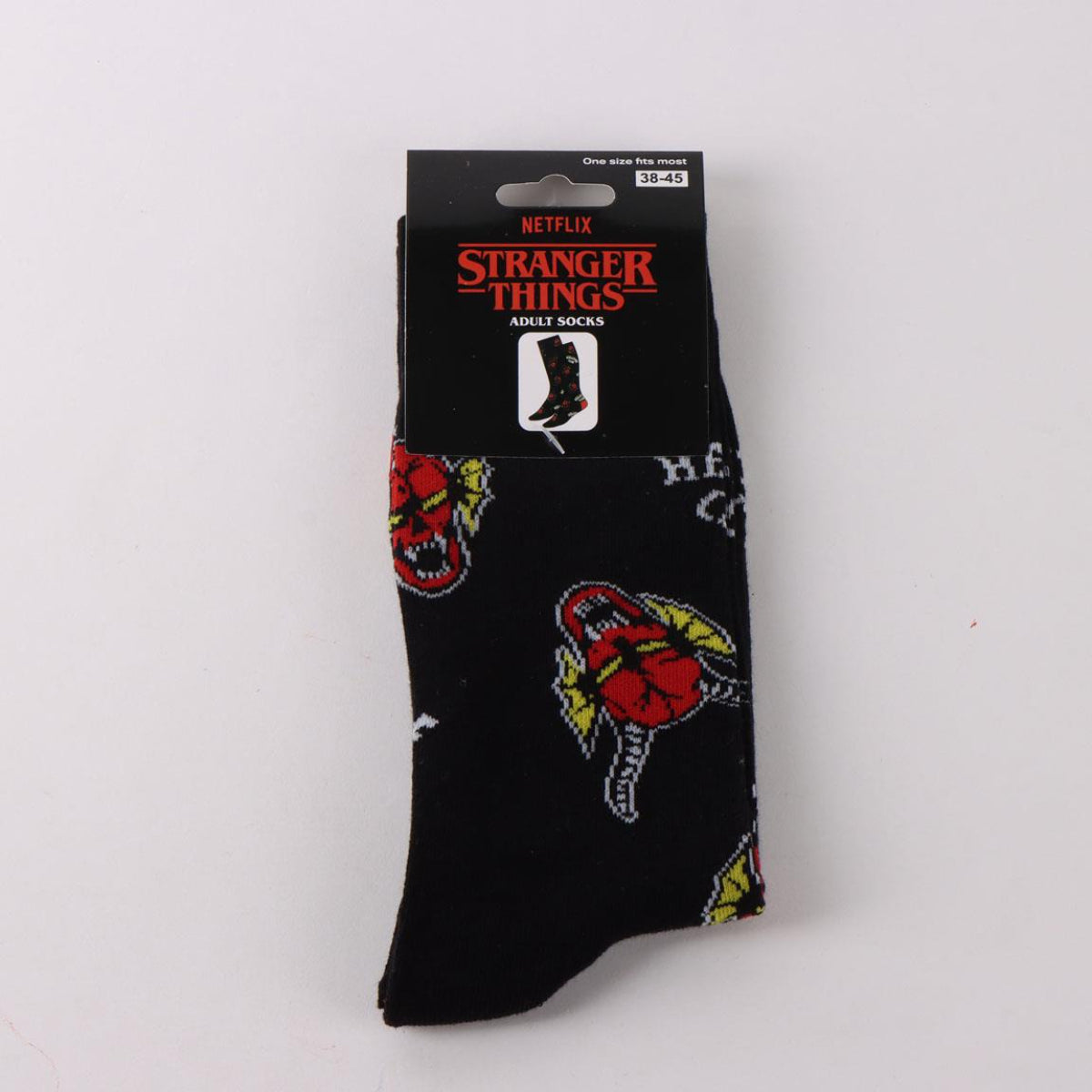Stranger Things Socken Erwachsene Baumwollsocken Komfort (Einheitsgröße) 38-45 Fan Geschenk