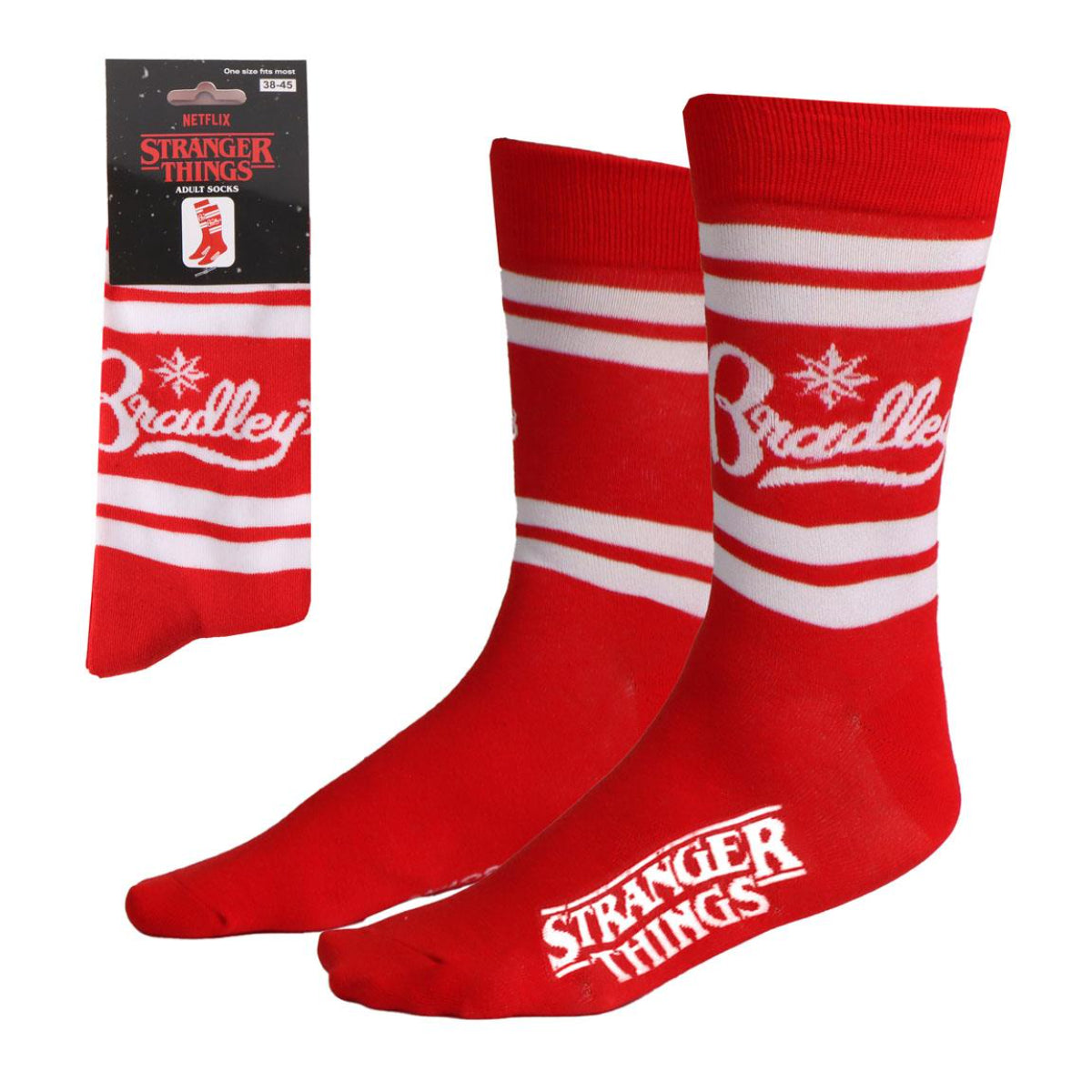Stranger Things Baumwollsocken Erwachsene Komfort Atmungsaktiv Größe 38–45