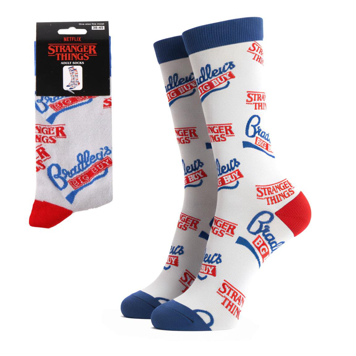 Stranger Things Socken Erwachsene Baumwollsocken Komfort TU 38-45 Fan Geschenk