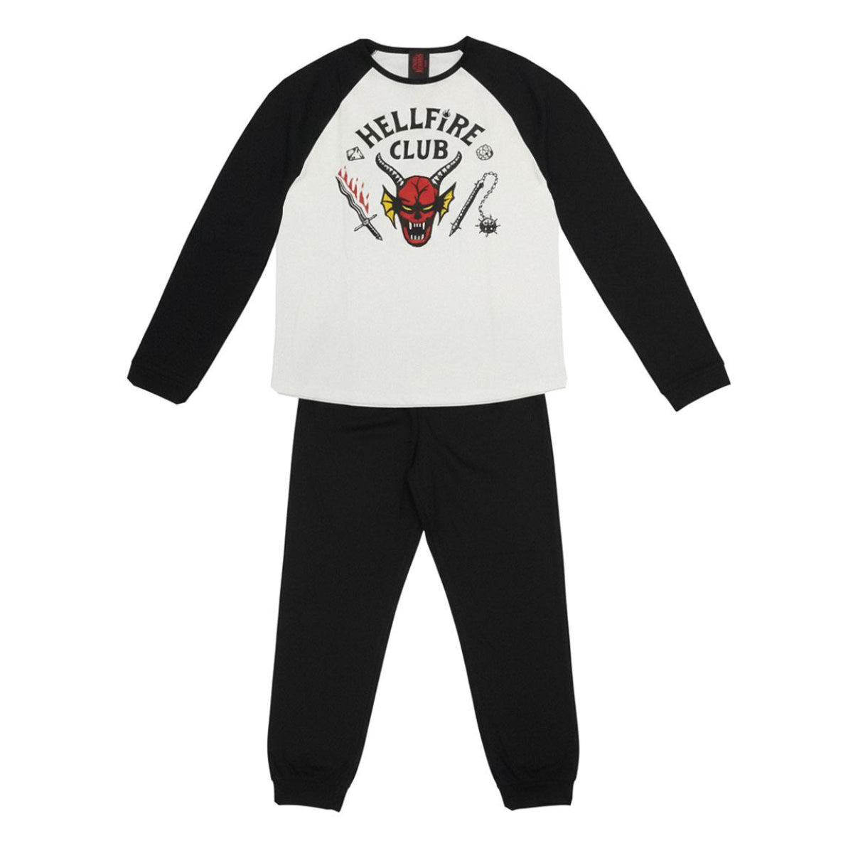Stranger Things Herren Damen Langpyjama für Nacht und Freizeit