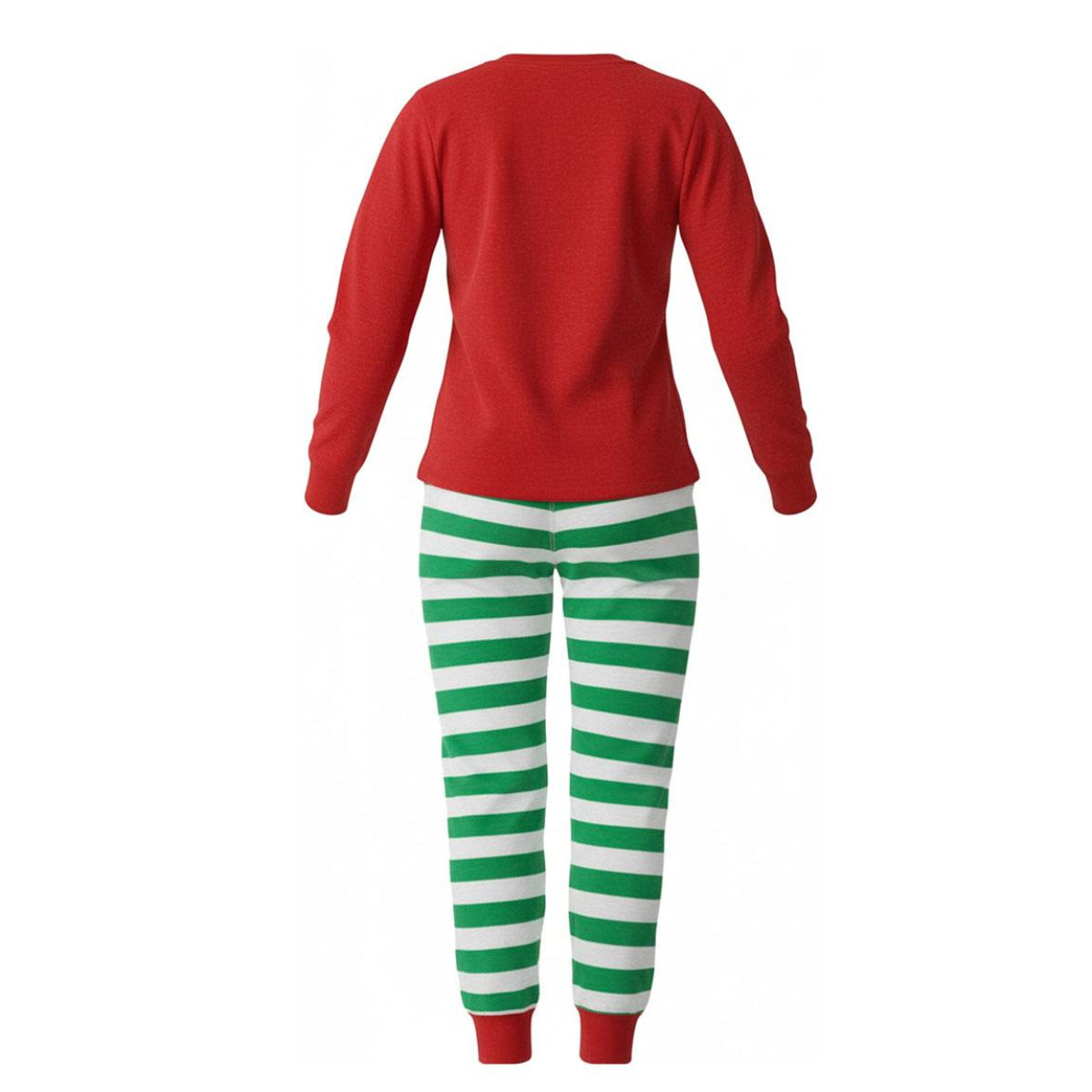 The Elf Erwachsene Pyjama Weihnachten Baumwollmix Zweiteiler Lang