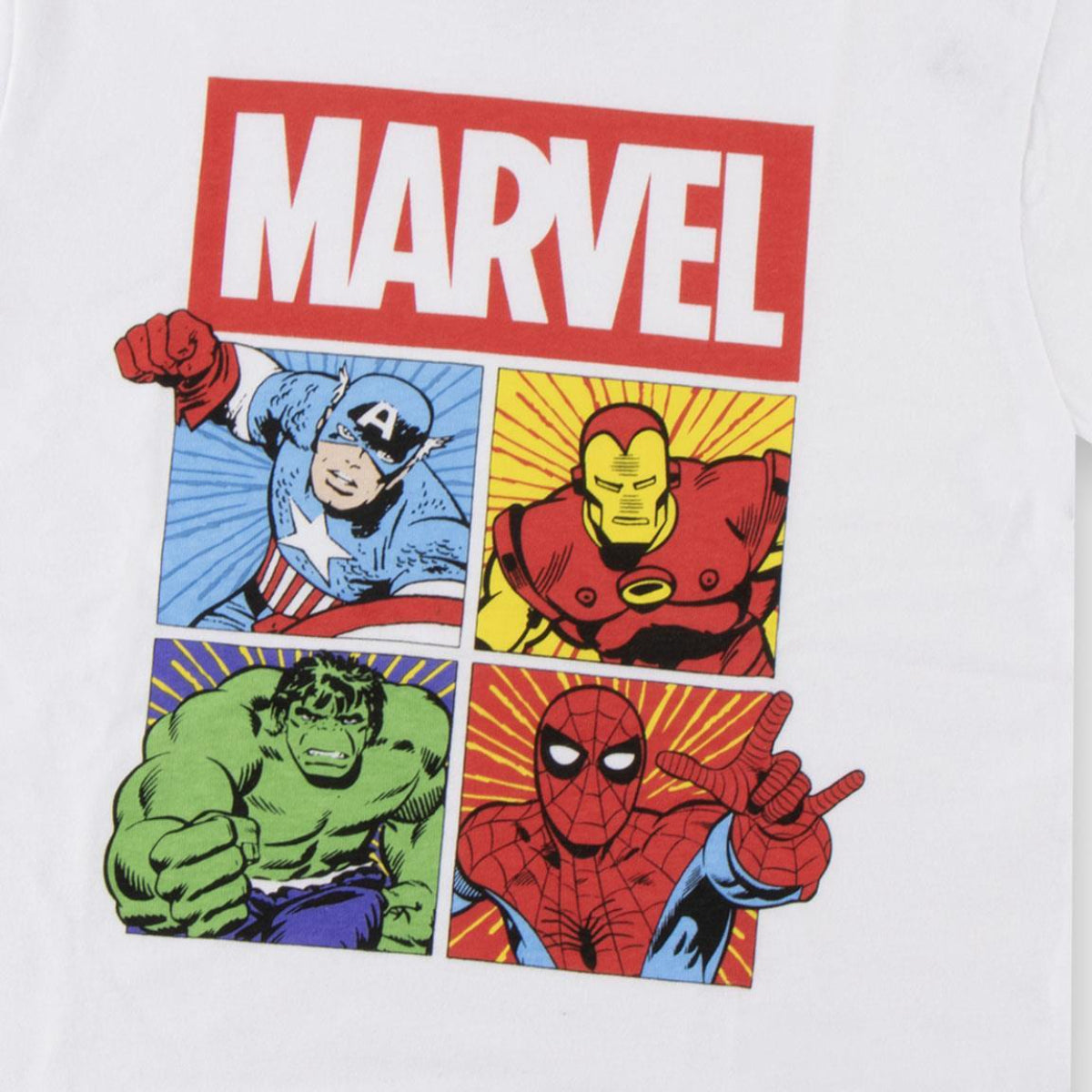 Marvel Kurzarmshirt Kinder Baumwollshirt Freizeit Sommer Kleidung