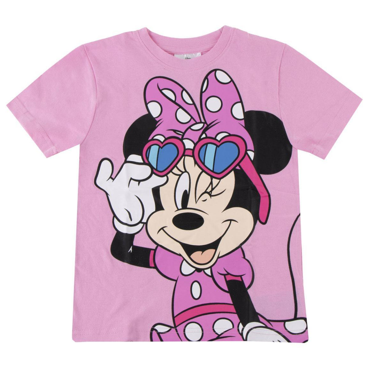 Disney Minnie Kurzarmshirt Kinder Baumwollshirt Freizeit Sommer Kleidung