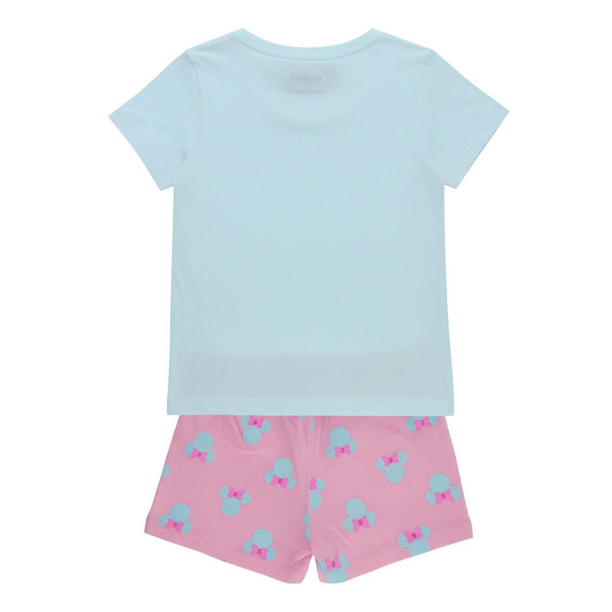 Disney Minnie Mouse Baumwolle Kinder Schlafanzug kurz Pyjama Set