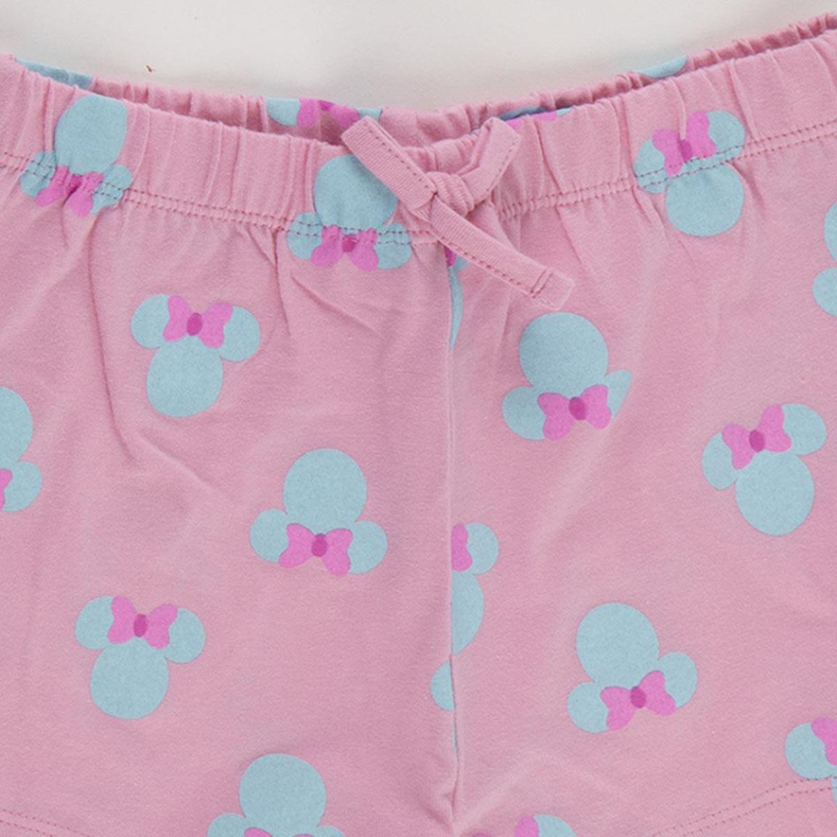 Disney Minnie Mouse Baumwolle Kinder Schlafanzug kurz Pyjama Set