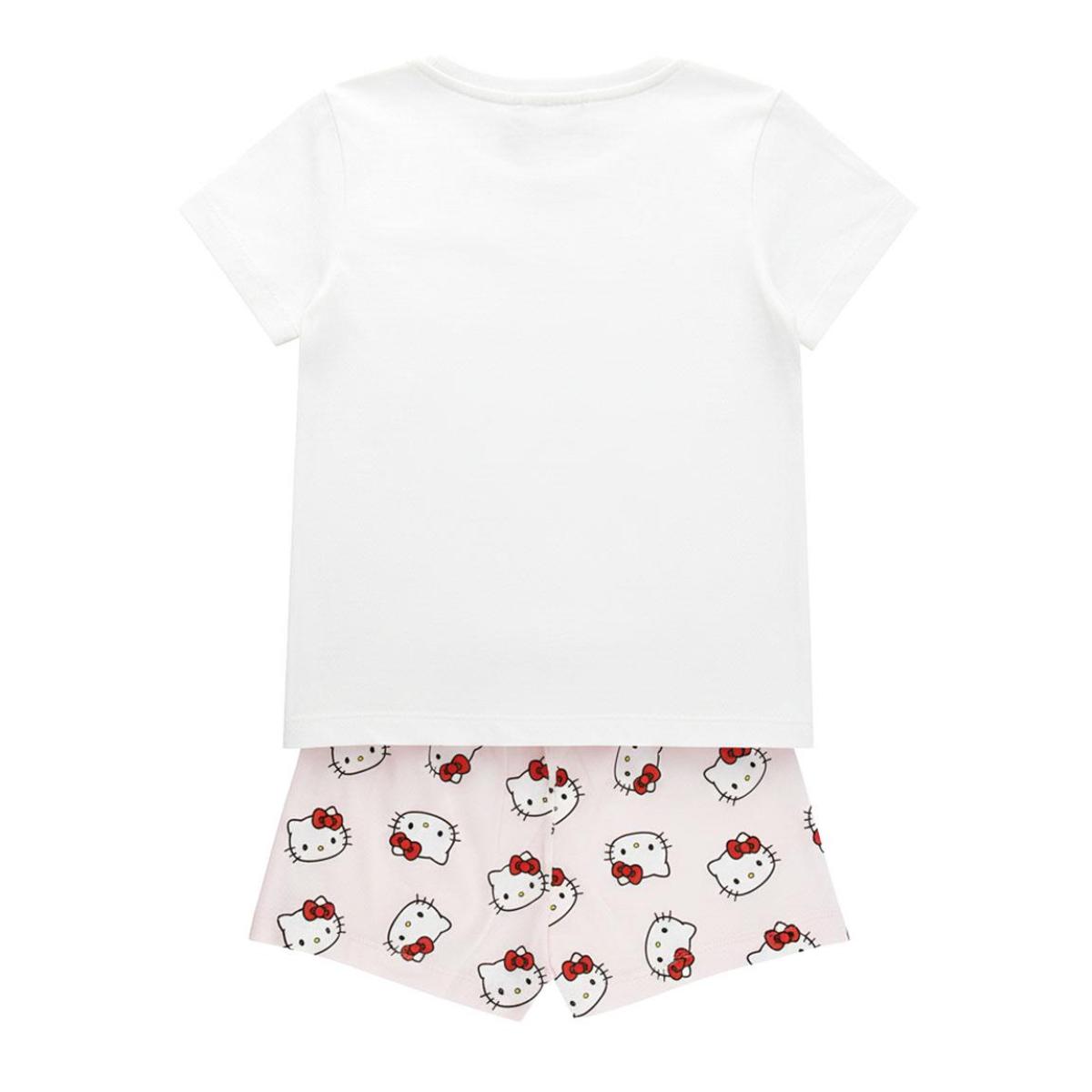 Hello Kitty Baumwolle Kinder Schlafanzug kurz Pyjama Set Sommer