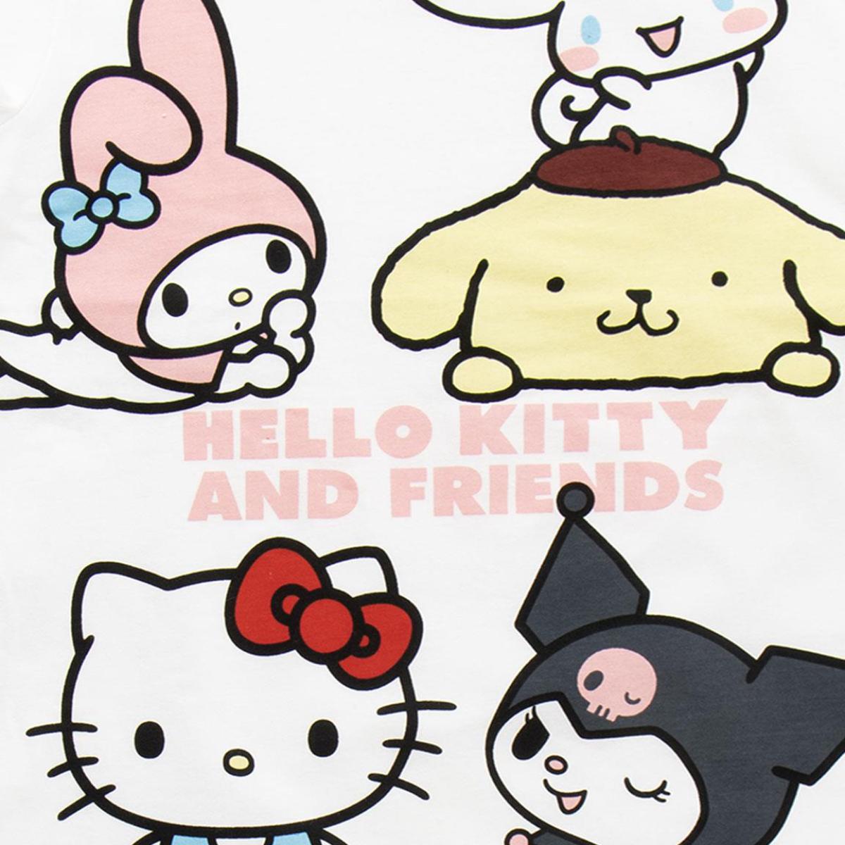 Hello Kitty Baumwolle Kinder Schlafanzug kurz Pyjama Set Sommer