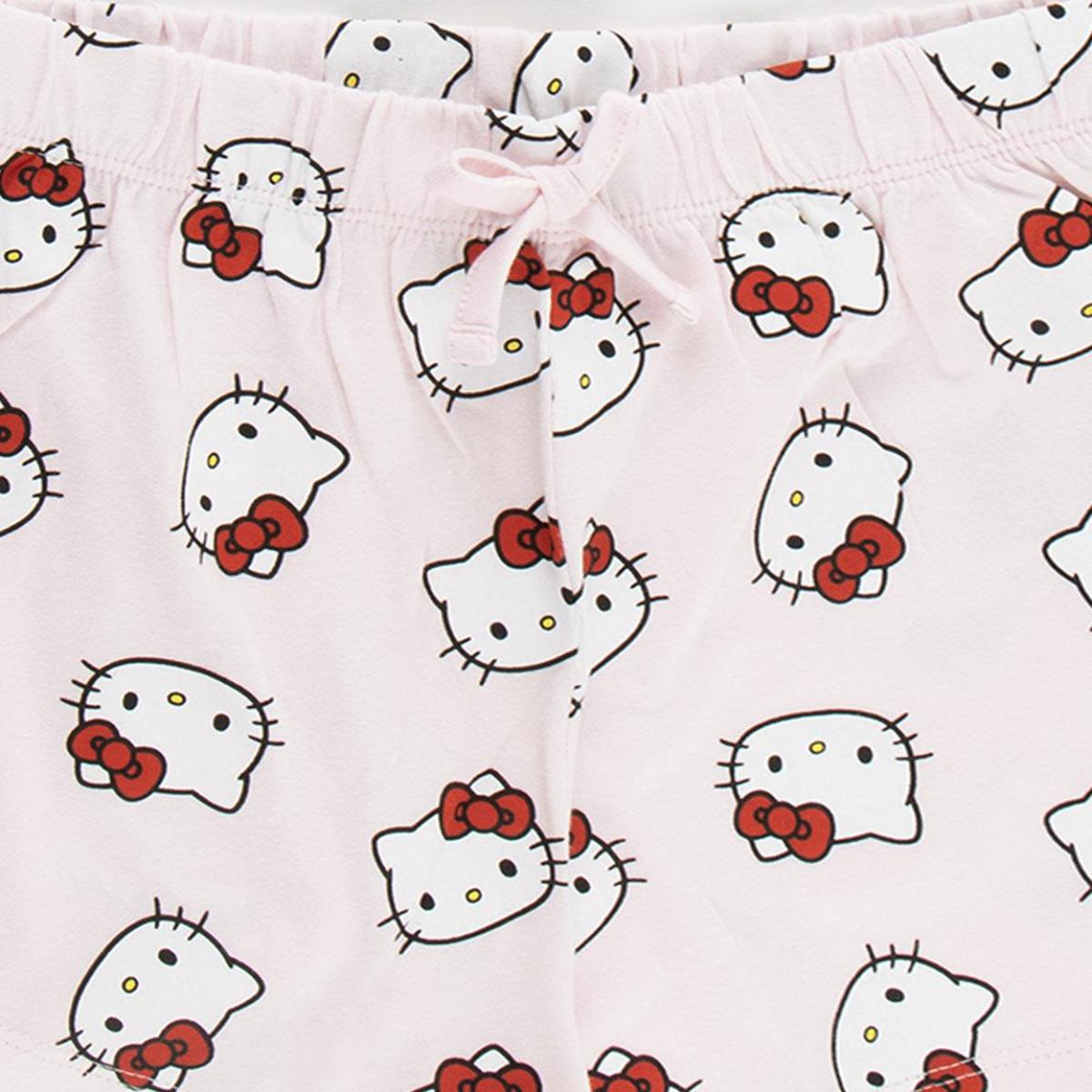 Hello Kitty Baumwolle Kinder Schlafanzug kurz Pyjama Set Sommer