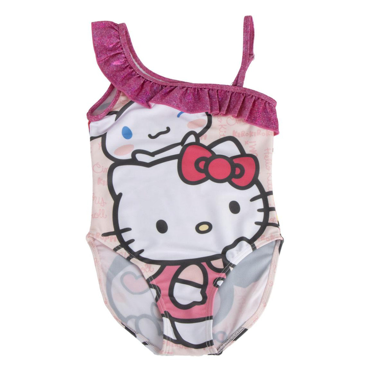 Hello Kitty Mädchen Badeanzug Einteiler Strand Pool Schwimmbad