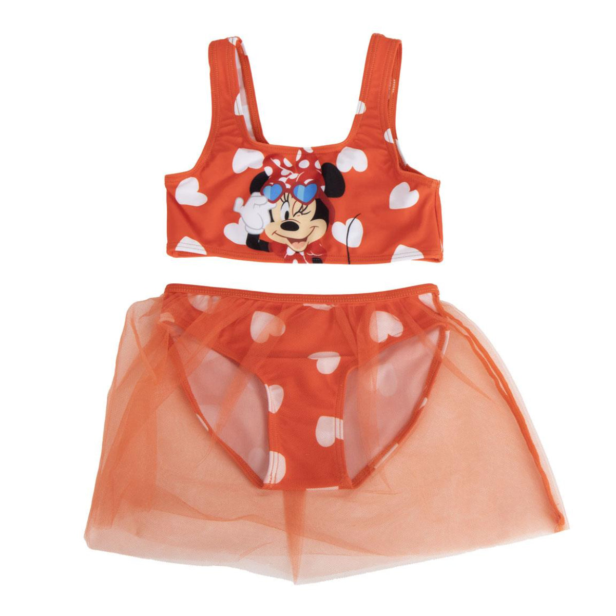 Disney Minnie Mouse Mädchen Bikini Set Zweiteiler Badebekleidung Strand Pool