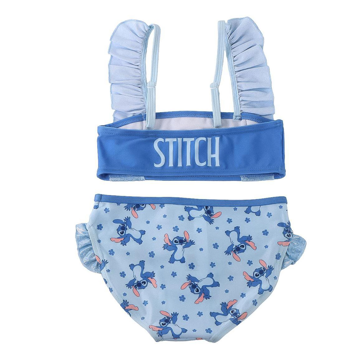 Disney Stitch Mädchen Bikini mit Fanmotiv für Sommer und Urlaub