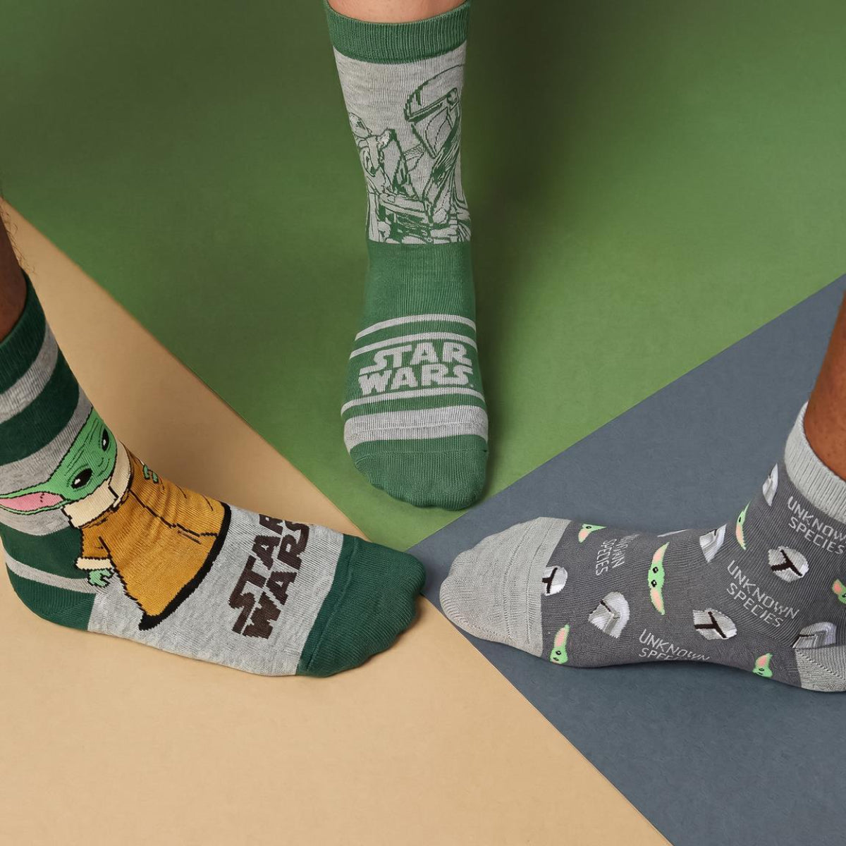 The Mandalorian Socken 3er Pack Erwachsene Größe 38 bis 45