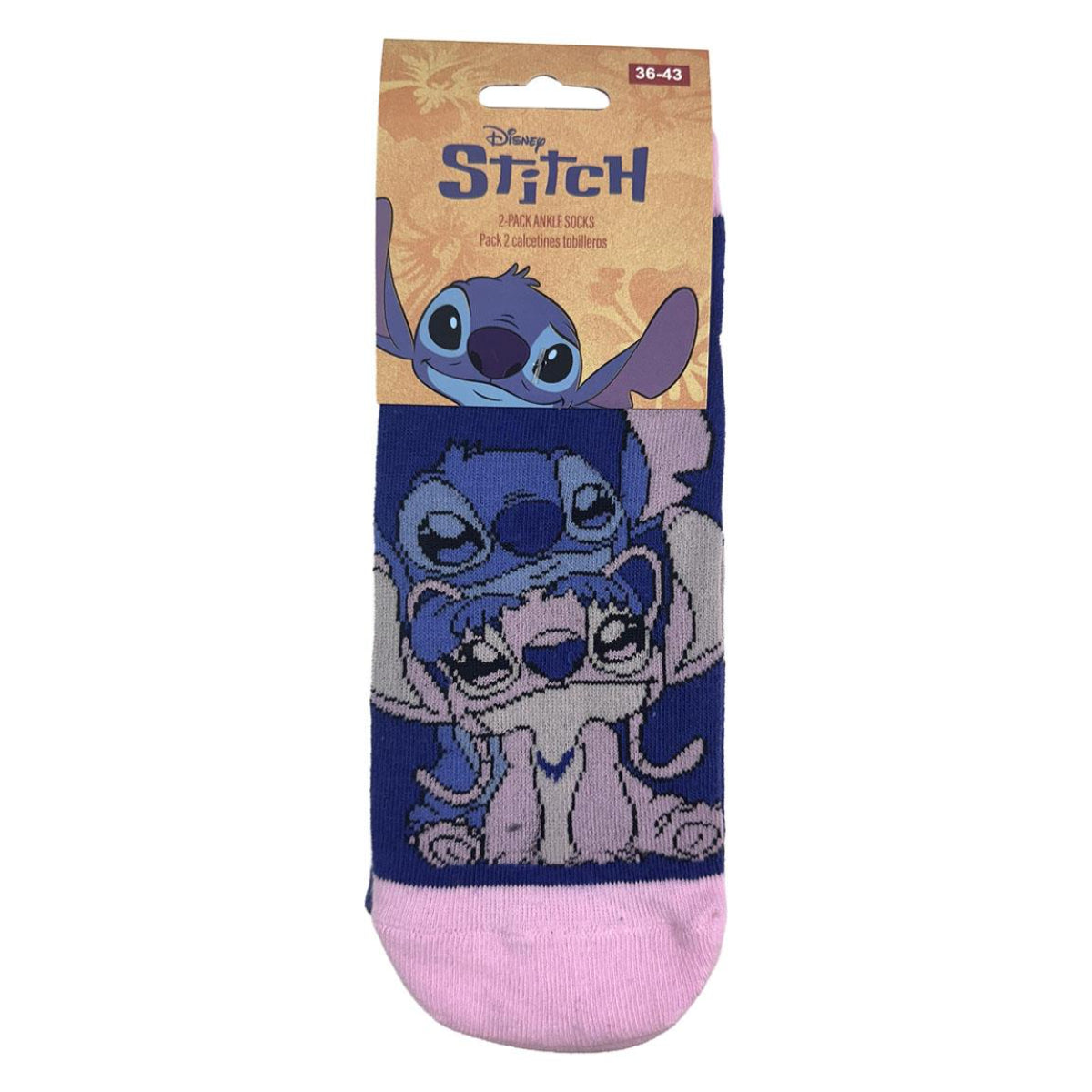 Disney Lilo und Stitch Unisex Kurzsocken Set 36 bis 43 (Onesize)