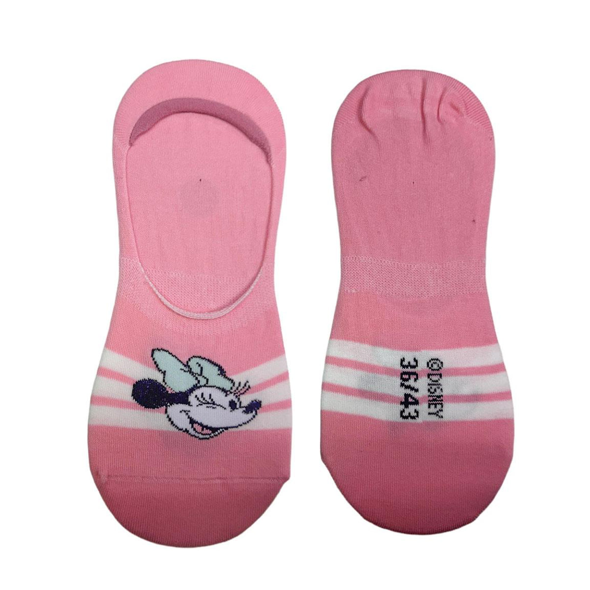 Disney Minnie Mouse Kurzsocken 2er Set Damen Größe Onesize