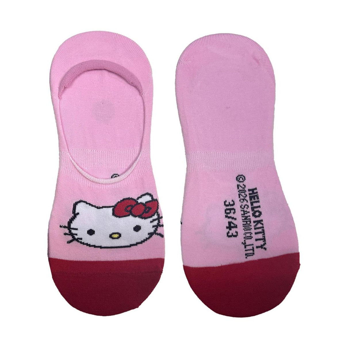 Hello Kitty 2'er Sneakersocken Pinkies Pack 36 bis 43 (Onesize)