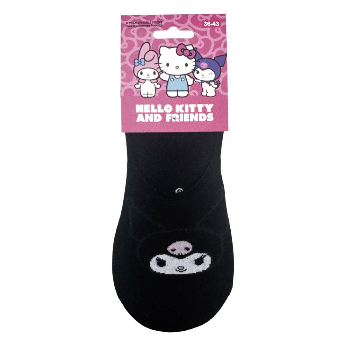 Hello Kitty 2'er Sneakersocken Pinkies Pack 36 bis 43 (Onesize)